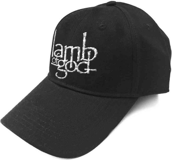 Lamb of God - Logo Sonic Silver Baseball pet - Zwart