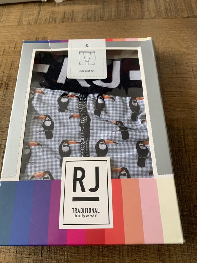 RJ Bodywear heren boxershort Toucan microfiber maat S