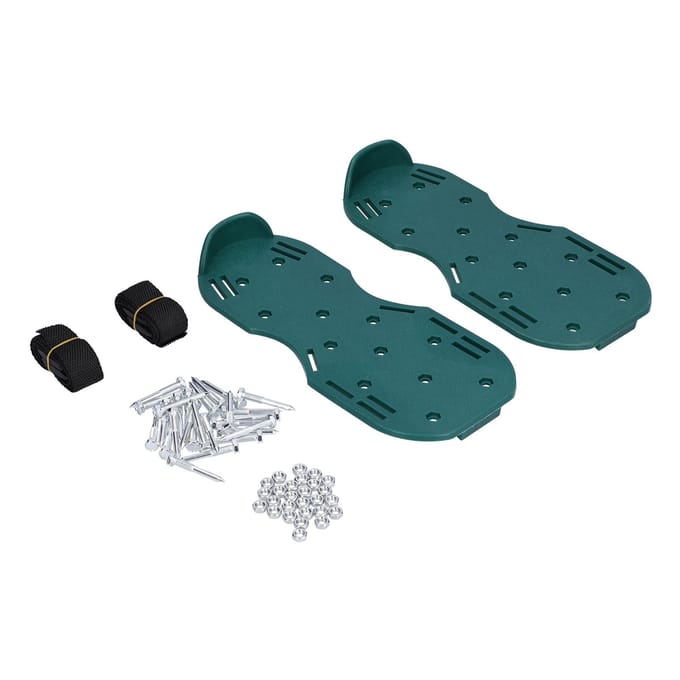 Sandales Aératrices de Gazon Copolypropylène Vert Chaussures à Crampons pour Cour Patio Jardin Excavation blue