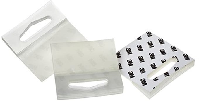 3M ScotchPad ophangstrips 1076, rond gat, 50,8 × 50,8 mm, 500 stuks