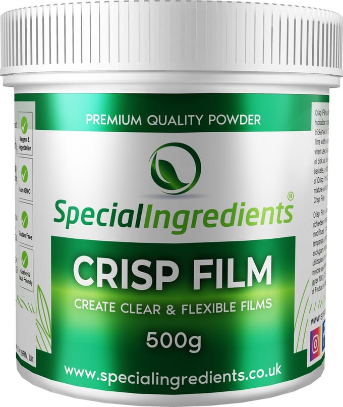 Special Ingredients Ltd. Crisp Film - eetbaar glas maken - 500 gram