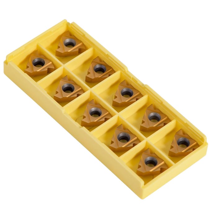 10Pcs set  CNC Carbide Tips Inserts Blade Cutter Lathe Turning Tool with Box