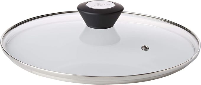 Universele Glazen Pan Deksel 24 cm voor Kookpannen