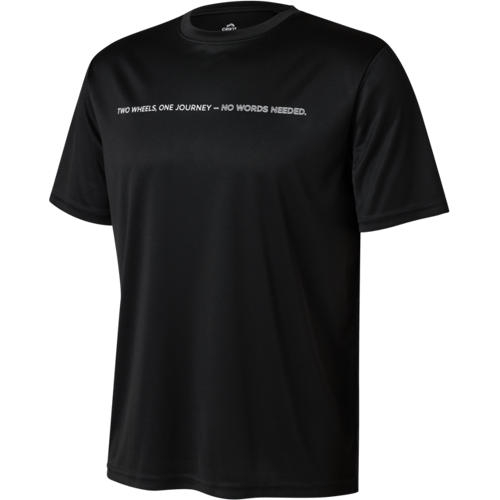 CRIVIT Heren sportshirt (Zwart, M)