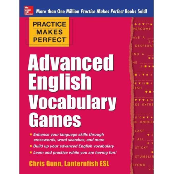 Practice Makes Perfect Advanced English Vocabulary Games - Chris Gunn