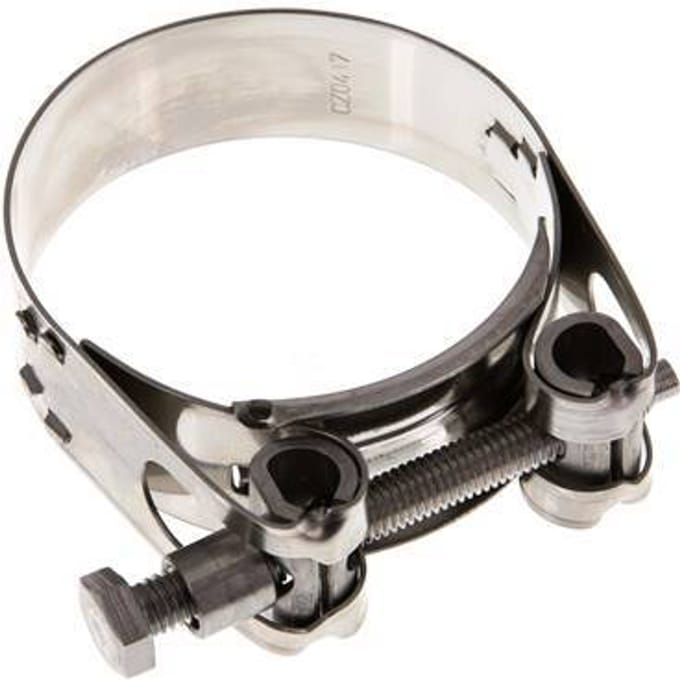 68 - 73 mm Slangklem van Rvs 304 met een 25 mm band - Norma