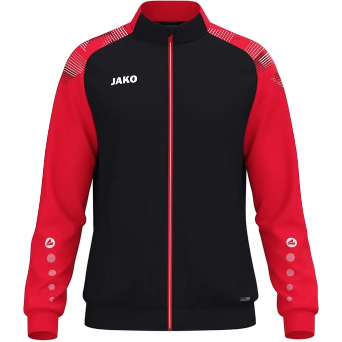 Jako Sonic Polyestervest Kinderen - Zwart / Rood | Maat: 128