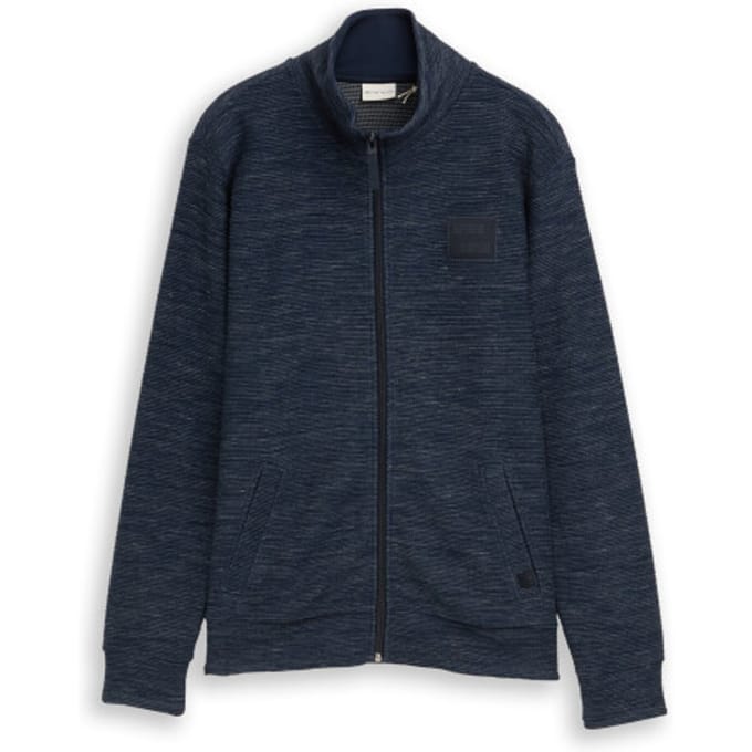 Tom Tailor - Sweatvest - Mannen - L - Blauw - Katoen - 1050857