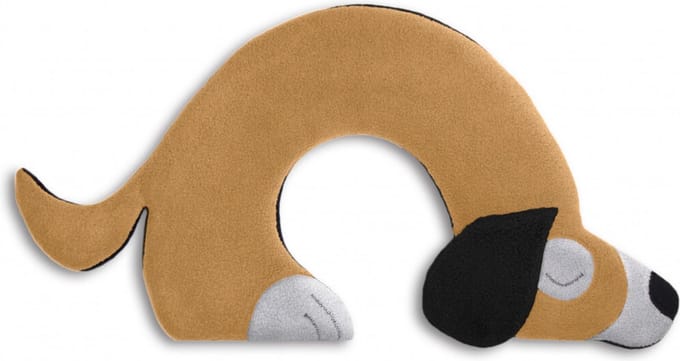 Leschi nek warmtekussen Bobby de Hond - beige
