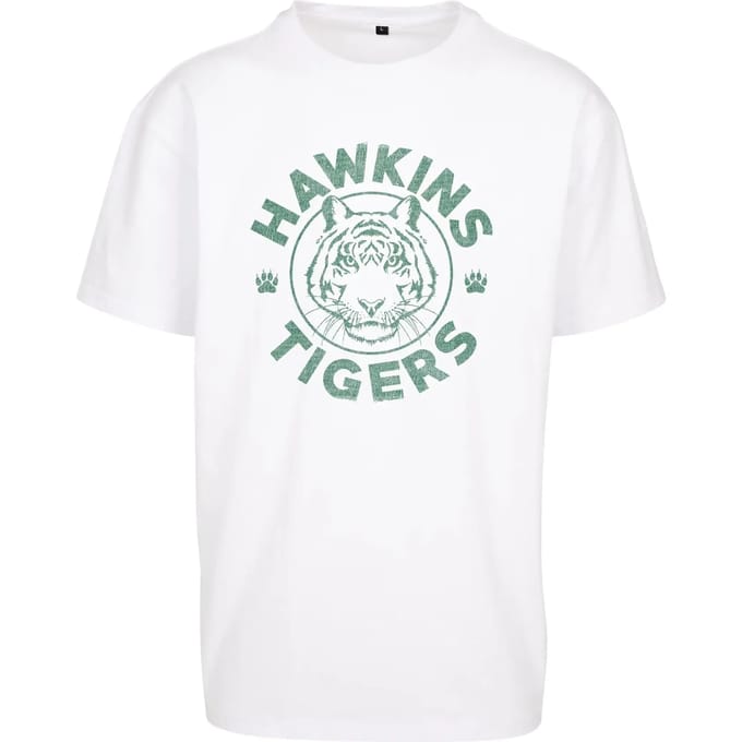 T-shirt Merchcode Stranger Things Hawkins Tigers Oversize