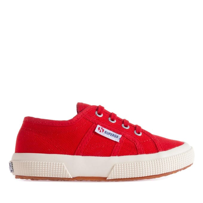 Superga Kinderen/Kinderen 2750 Jcot Leather Trainers (Rood)
