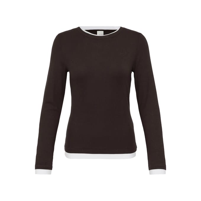 Dames-T-shirt met lange mouwen Ichi IHNellaya