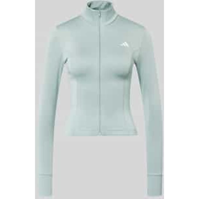Adidas Performance Optime Essentials Jack Met Lange Ritssluiting - Dames - Groen