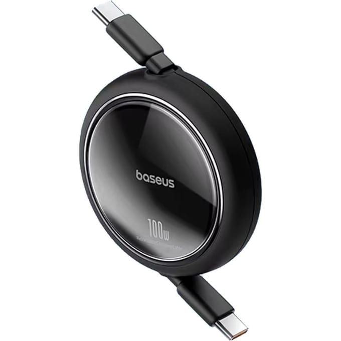 Baseus dubbele kop Type-C datakabel PD100W telescopische oplaadkabel CTOC autolader snelladen 1m