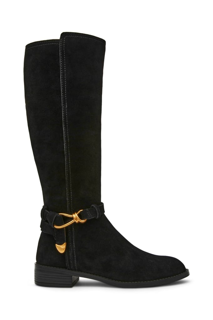 Steve Madden Xtreme Boots Black Suede Taglia: 38 | Stivali Outlet | Donna | Nero