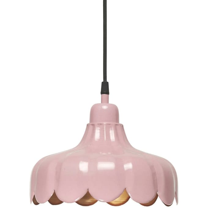 PR Home hanglamp Wells Small, roze/goud, Ø 24 cm, stekker
