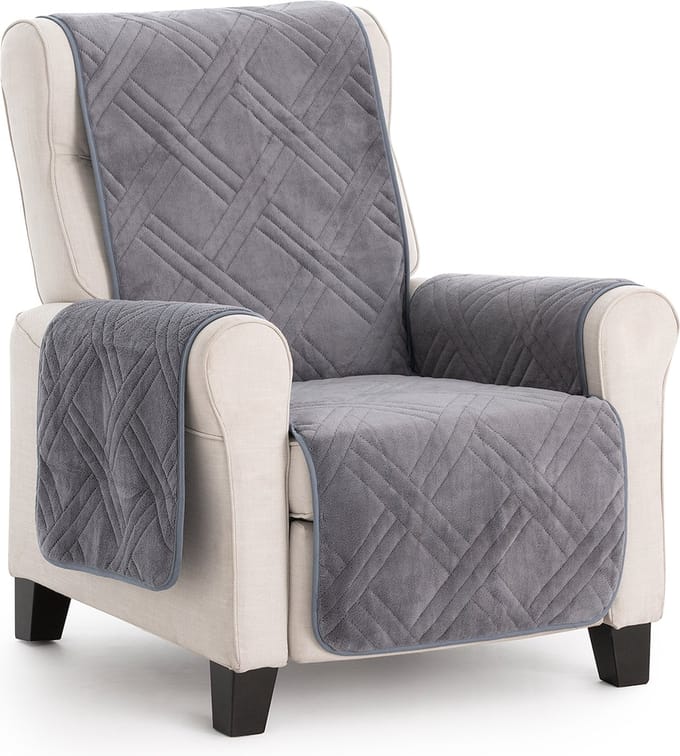Coral Fauteuilbeschermer Grijs - 55cm breed