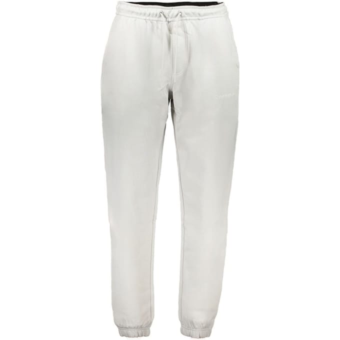 Calvin Klein Grigio Katoenen Heren Sweatpants