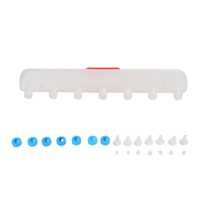Abreuvoir pour porcelets Équipement d'élevage 7 tétines Confort amélioré Conception suspendue Tétine pour bétail white