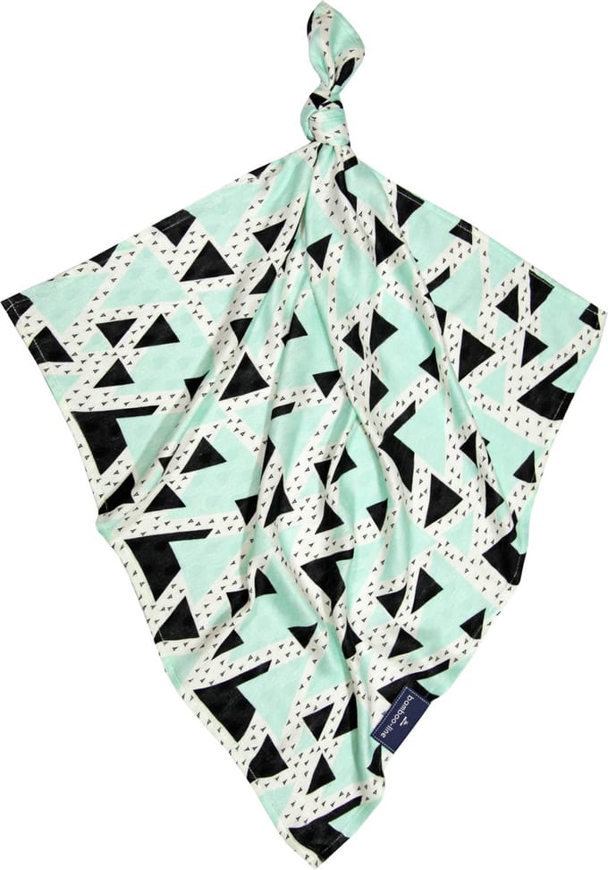 Texpol Bamboo Line - Bamboe Doekje - 30x30 cm - Mint Driehoeken