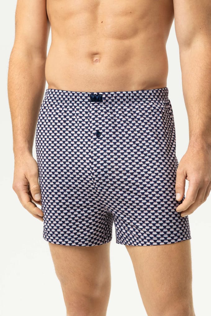 Boxershort Serie Espresso Lovers Marineblauw