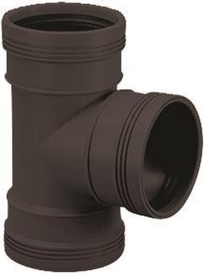 PP T-Stuk 75X75mm 3x manchet 90°