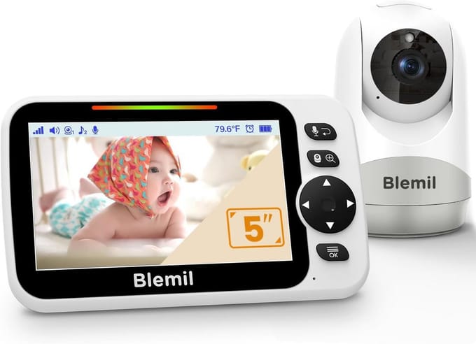 Babyfone Video Met Groot HD Scherm en Lange Batterijduur