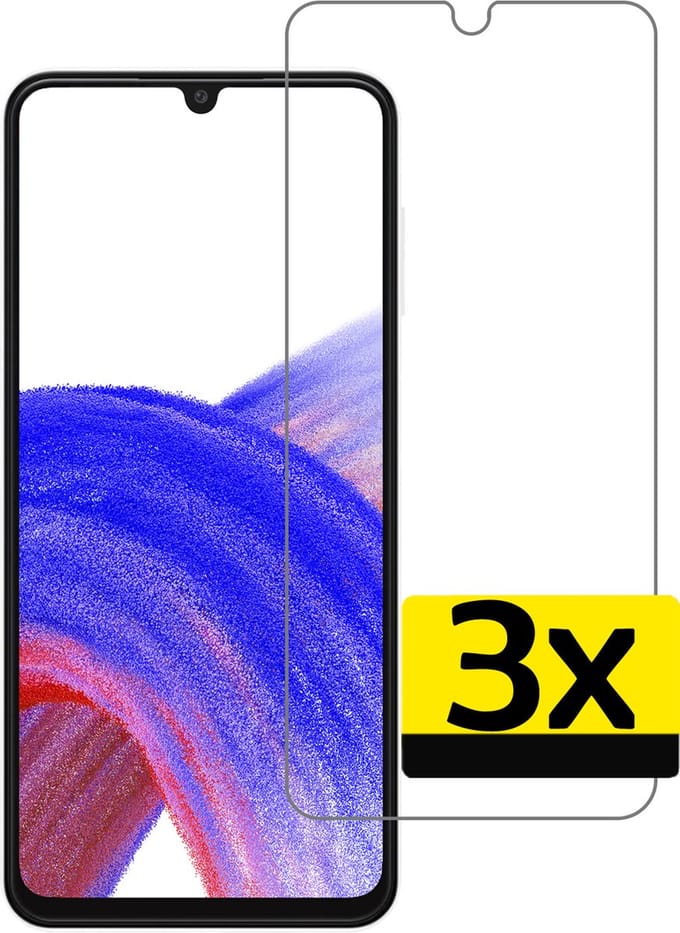 Screenprotector - Geschikt voor Samsung Galaxy A33 - 3 Stuks - Extra Sterk - Beschermglas - Gehard Glas - Tempered Glass - Screen Protector