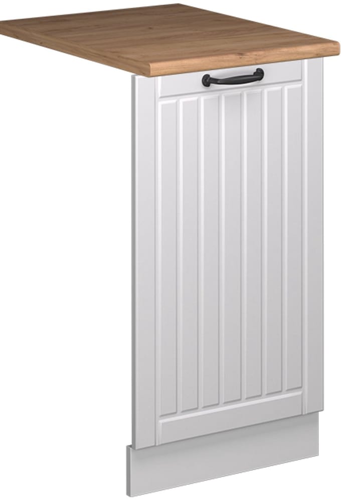Vicco Fame-Line Vaatwasserfrontpaneel – 45 cm, WB Eik Wit Landhuis