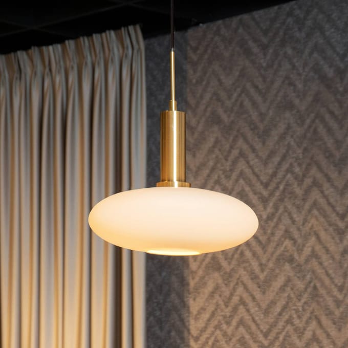 Lucide SINGALA - Hanglamp - Ø 30 cm - 1xE27 - Mat Goud / Messing