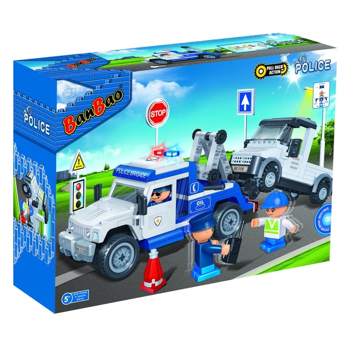 BanBao Politie Sleepwagen 8345