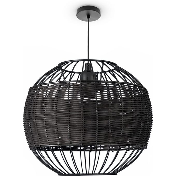 Hanglamp Riha zwart
