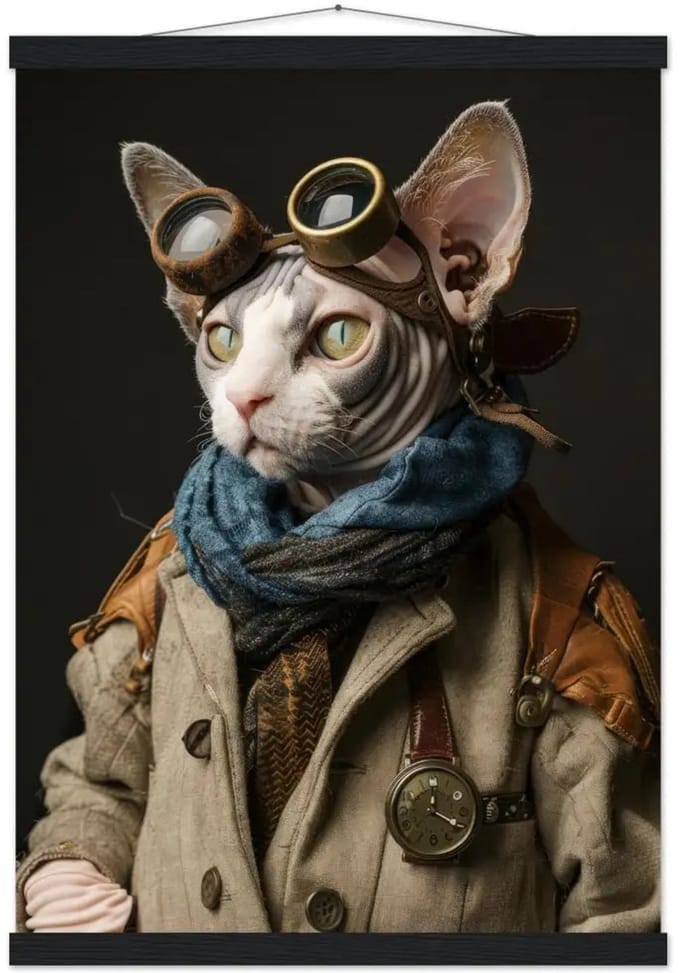 st tropez art schoolposter cornisch rex kat