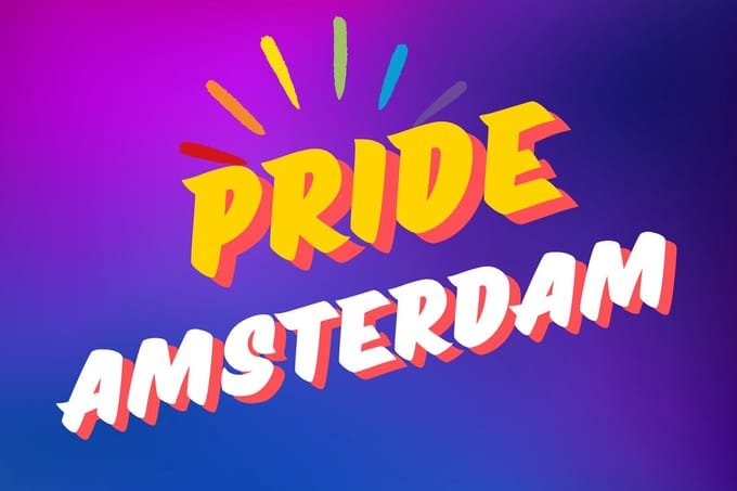 Pride Amsterdam Vlag - LGBTQ+ Flag - 150x100cm
