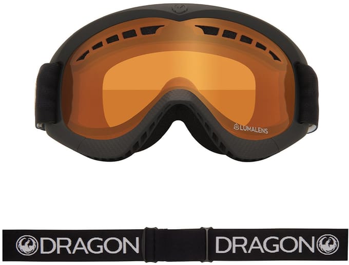 Dragon Alliance DXS Jeugd Skibril - Black/Amber