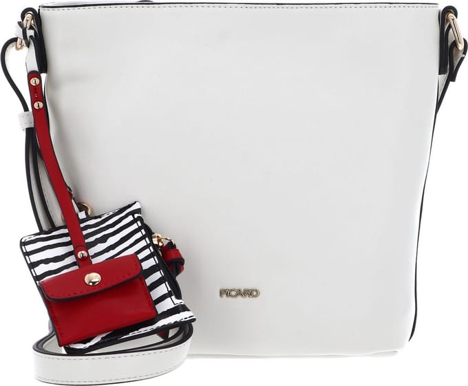 PICARD Schoudertas Safari Crossbody Bag White Lily Crème