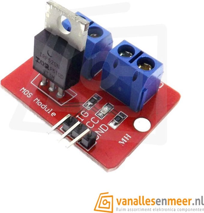IRF520 mosfet module - geschikt voor Arduino