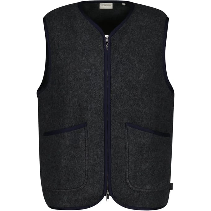 Mouwloos fleece Gant