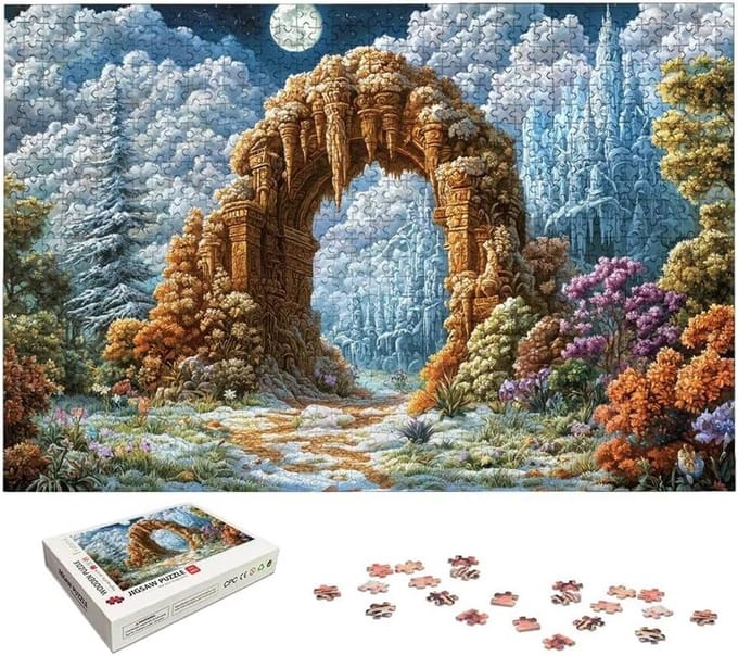 Houten Puzzel - Landschap Puzzel - Ontspanning Thuis - Genummerde Achterkant - 2000 Stukjes 100x70cm - Meerkleurig