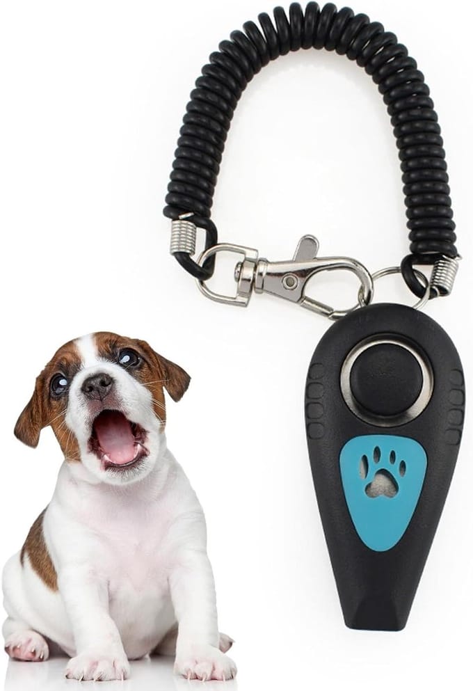 Honden Clicker - Gedragstrainer Fluitje - Gedrag Trainen - Stille Trainingsmethode - 6.5x3x2 cm - null
