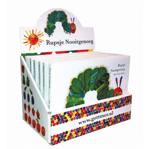 Rupsje Nooitgenoeg Mini Display 12 Ex - Rupsje Nooitgenoeg - Eric Carle