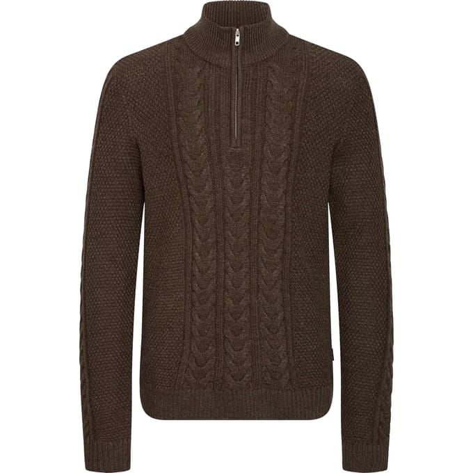 Blend - BHBASIM HALF ZIPP - Heren - Gebreide truien