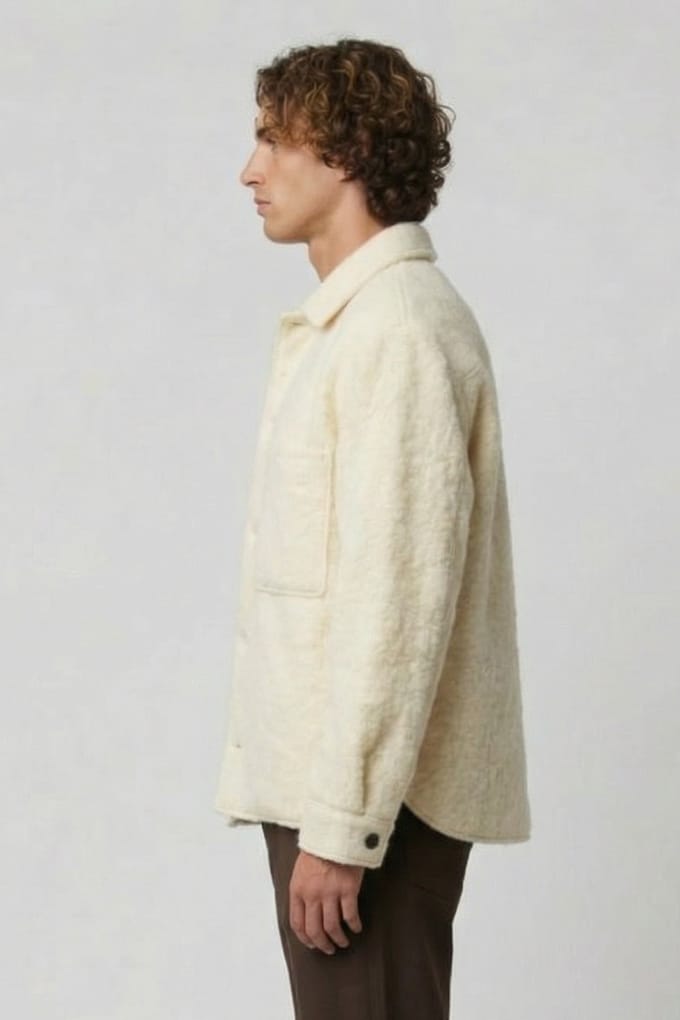 IRO Paris Josespe Overshirt Ecru Taglia: M | Giacche Outlet | Uomo | Marrone