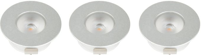 LETT® Mini Inbouw LED Spotjes - met Dimmer - Set van 3 x 1,5W
