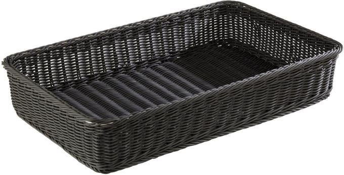 APS Gastronormbak - GN Bak - RVS - Zwart - 53 x 32,5 cm - Vaatwasserbestendig - Breukvast