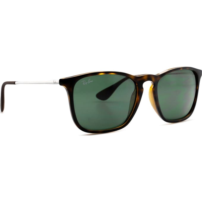 Ray-Ban RB4187 710/71 - Chris - zonnebril - Tortoise-Staalgrijs - Groen Klassiek G-15 - 54mm