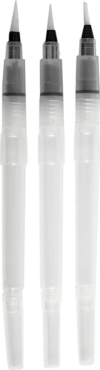 Watertank penselen, afm S+M+L, 10 ml, 3 stuk/ 1 doos