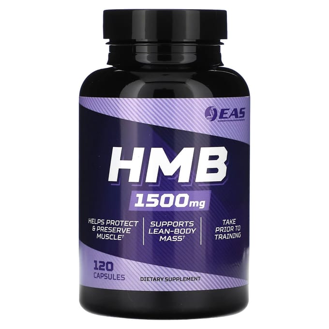 EAS, HMB, 1.500 mg, 120 capsules (750 mg per capsule)