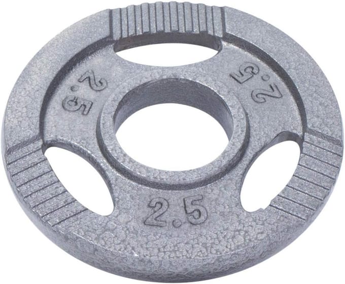 Gewichtsschijf 2,5 kg - Gietijzer - 50/51 mm - 18,5 cm