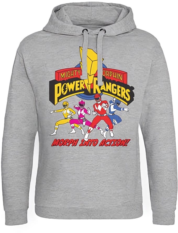Power Rangers Morph Into Action -hoodie